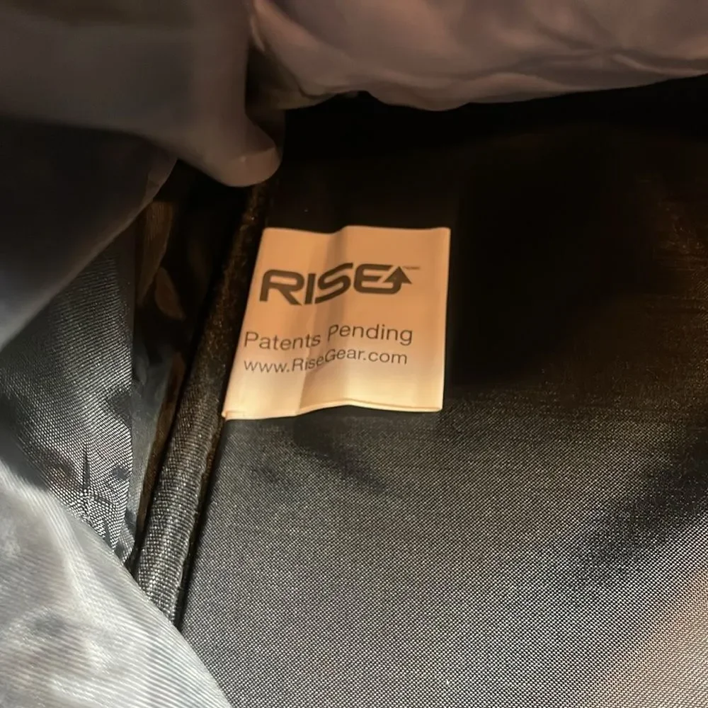Rise Black and Gray Men's smart, travel Bag